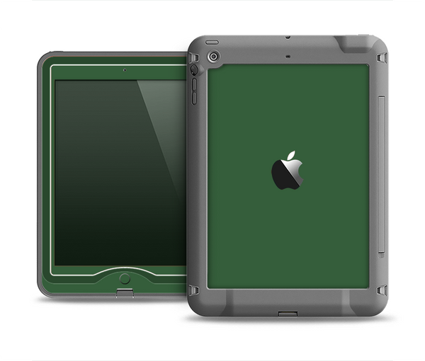 The Solid Hunter Green Apple iPad Air LifeProof Nuud Case Skin Set