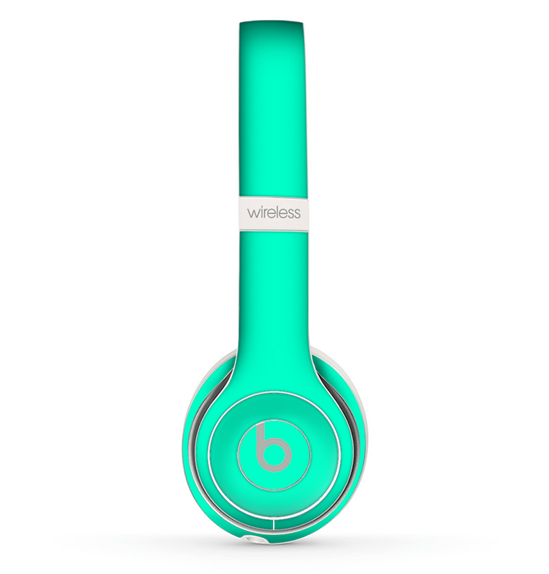 The Solid Mint V3 Skin Set for the Beats by Dre Solo 2 Wireless Headphones