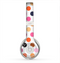 The Solid Pink & Blue Colored Polka Dots Skin for the Beats by Dre Solo 2 Headphones