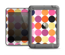 The Solid Pink & Blue Colored Polka Dots V2 Apple iPad Air LifeProof Fre Case Skin Set
