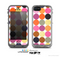 The Solid Pink & Blue Colored Polka Dots V2 Skin for the Apple iPhone 5c LifeProof Case