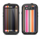 The Solid Pink & Blue Colored Stripes Samsung Galaxy S3 LifeProof Fre Case Skin Set