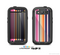 The Solid Pink & Blue Colored Stripes Skin For The Samsung Galaxy S3 LifeProof Case