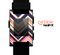 The Solid Pink & Blue Colored Chevron Pattern Skin for the Pebble SmartWatch