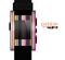 The Solid Pink & Blue Colored Stripes Skin for the Pebble SmartWatch