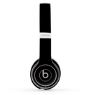 The Solid State Black Skin Set for the Beats by Dre Solo 2 Wireless Headphones