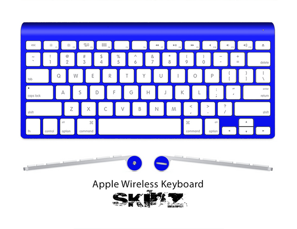 The Solid State Blue Skin For The Apple Wireless Keyboard