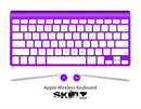 The Solid State Purple Skin For The Apple Wireless Keyboard