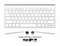 The Solid State White Skin For The Apple Wireless Keyboard