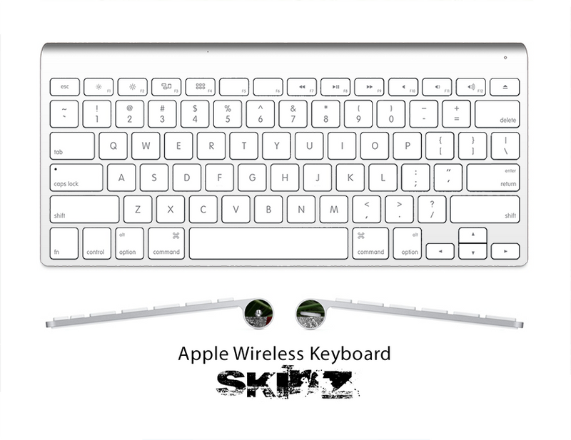 The Solid State White Skin For The Apple Wireless Keyboard