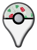 The Sping Lady Bug and Heart Clovers Pokémon GO Plus Vinyl Protective Decal Skin Kit