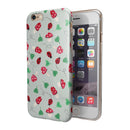 The Sping Lady Bug and Heart Clovers iPhone 6/6s or 6/6s Plus 2-Piece Hybrid INK-Fuzed Case