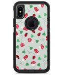 The Sping Lady Bug and Heart Clovers 2 - iPhone X OtterBox Case & Skin Kits