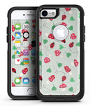 The Sping Lady Bug and Heart Clovers 4 - iPhone 7 or 8 OtterBox Case & Skin Kits