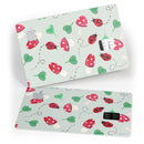 The Sping Lady Bug and Heart Clovers - Premium Protective Decal Skin-Kit for the Apple Credit Card