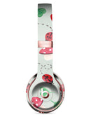 The Sping Lady Bug and Heart Clovers Full-Body Skin Kit for the Beats by Dre Solo 3 Wireless Headphones
