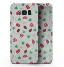 The Sping Lady Bug and Heart Clovers - Samsung Galaxy S8 Full-Body Skin Kit