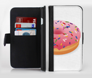 The Sprinkled 3d Donut Ink-Fuzed Leather Folding Wallet Credit-Card Case for the Apple iPhone 6/6s, 6/6s Plus, 5/5s and 5c
