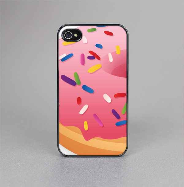 The Sprinkled 3d Donut Skin-Sert for the Apple iPhone 4-4s Skin-Sert Case