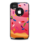 The Sprinkled 3d Donut Skin for the iPhone 4-4s OtterBox Commuter Case