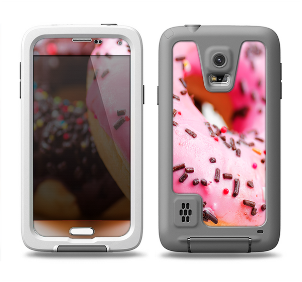 The Sprinkled Donuts Samsung Galaxy S5 LifeProof Fre Case Skin Set