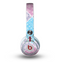 The Squared Pink & Blue Textile Patterns Skin for the Beats by Dre Mixr Headphones
