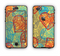 The Squiggly Red & Blue Hearts Over Yellow Apple iPhone 6 LifeProof Nuud Case Skin Set