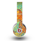 The Squiggly Red & Blue Hearts Over Yellow Skin for the Original Beats by Dre Wireless Headphones