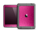 The Stamped Pink Texture Apple iPad Air LifeProof Fre Case Skin Set