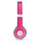 The Stamped Pink Texture Skin for the Beats by Dre Solo 2 Headphones