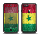 The Starred Green, Red and Yellow Brick Wall Apple iPhone 6/6s LifeProof Fre Case Skin Set