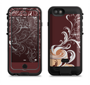 The Steaming Vector Coffee Floral Apple iPhone 6/6s LifeProof Fre POWER Case Skin Set