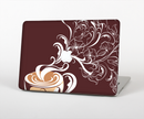The Steaming Vector Coffee Floral Skin Set for the Apple MacBook Pro 15" with Retina Display
