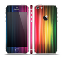 The Straight Abstract Vector Color-Strands Skin Set for the Apple iPhone 5