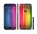 The Straight Abstract Vector Color-Strands Sectioned Skin Series for the Apple iPhone 6