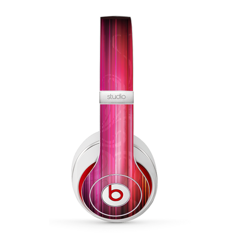The Straight Abstract Vector Color-Strands Skin for the Beats by Dre Studio (2013+ Version) Headphones
