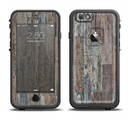 The Straight Aged Wood Planks Apple iPhone 6/6s LifeProof Fre Case Skin Set