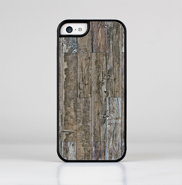 The Straight Aged Wood Planks Skin-Sert for the Apple iPhone 5c Skin-Sert Case