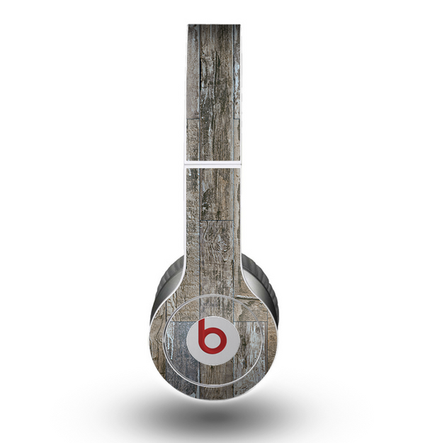 The Straight Aged Wood Planks Skin for the Beats by Dre Original Solo-Solo HD Headphones