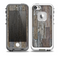 The Straight Aged Wood Planks Skin for the iPhone 5-5s fre LifeProof Case
