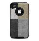 The Straight Burlap Skin for the iPhone 4-4s OtterBox Commuter Case