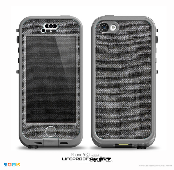 The Straight Abstract Vector Color-Strands Skin for the iPhone 5c nüüd LifeProof Case
