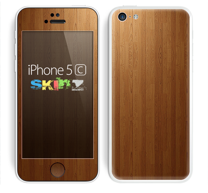 The Straight WoodGrain Skin for the Apple iPhone 5c