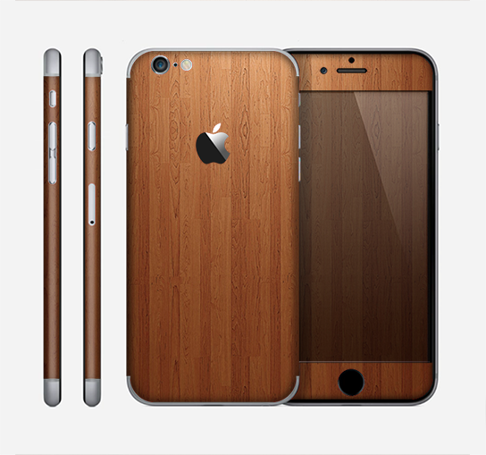 The Straight WoodGrain Skin for the Apple iPhone 6