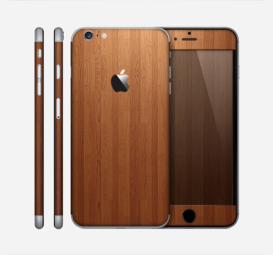 The Straight WoodGrain Skin for the Apple iPhone 6 Plus