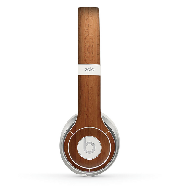 The Straight WoodGrain Skin for the Beats by Dre Solo 2 Headphones