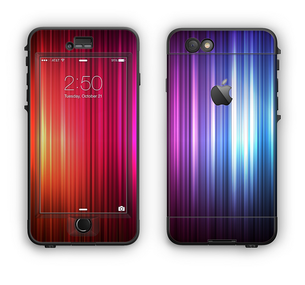 The Straigth Vector HD Lines Apple iPhone 6 LifeProof Nuud Case Skin Set