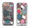 The Striped Vector Flower Buttons Apple iPhone 5-5s LifeProof Fre Case Skin Set