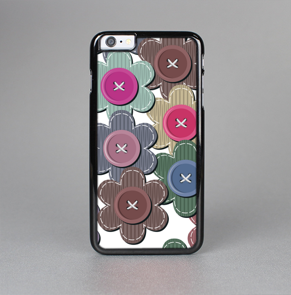 The Striped Vector Flower Buttons Skin-Sert for the Apple iPhone 6 Plus Skin-Sert Case