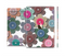The Striped Vector Flower Buttons Skin Set for the Apple iPad Pro